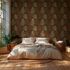 Non-woven wallpaper tropics brown gold metallic 78673-5 6