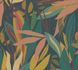Non-woven wallpaper leaves graphic blue green 78209-1 2