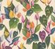 Non-woven wallpaper flowers tropical cream green 78210-1 2