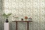 Non-woven wallpaper leaves floral green brown 78212-1 5