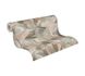 Non-woven wallpaper leaf pattern blue beige 78215-1 4