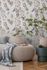 Non-woven wallpaper leaves branches grey brown 78221-2 5