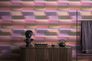 Non-woven wallpaper stripes abstract purple pink 78225-1 1