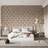 Non-woven wallpaper wood look graphic grey brown 81638 4