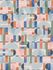 Non-woven wallpaper concrete look blue green orange 81647 2