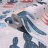 Non-woven wallpaper floral cactus grey green red 81652 3