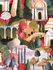 Non-woven wallpaper art paintings green red beige 81662 2