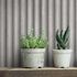 Non-woven wallpaper 3D look stripes grey cream 81696 3