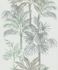 Non-woven wallpaper palm trees beige green grey 82457 2