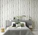 Non-woven wallpaper branches nature white grey glitter 6305-10 1