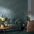 Non-woven wallpaper graphic blue silver metallic 35507 1