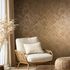 Non-woven wallpaper tiles graphic gold metallic 35513 1