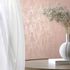 Non-woven wallpaper plaster look plain orange gloss 35129 1
