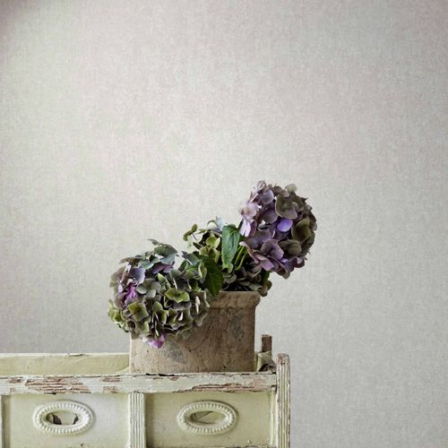 Non-woven wallpaper concrete look shabby grey beige 35140