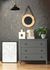 Non-woven wallpaper concrete look grey copper 35146 1
