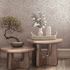 Non-woven wallpaper floral ornaments beige cream red 35149 1
