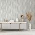 Non-woven wallpaper wood look waves cream grey 81669 1