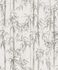 Non-woven wallpaper floral bamboo leaves grey cream 81671 2