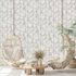 Non-woven wallpaper floral bamboo leaves grey cream 81671 3