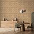 Non-woven wallpaper wood look graphic diamonds beige 81676 1