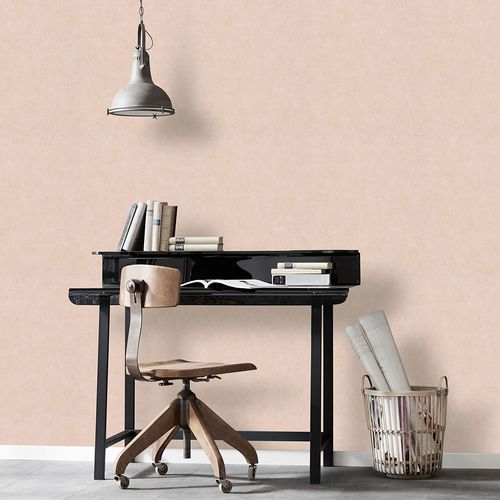 Non-woven wallpaper plain pink glitter 10473-05