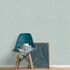 Non-woven wallpaper plain turquoise glitter 10473-18 1