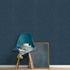 Non-woven wallpaper plain petrol glitter 10473-19 1