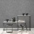 Non-woven wallpaper plain silver metallic 10473-29 1