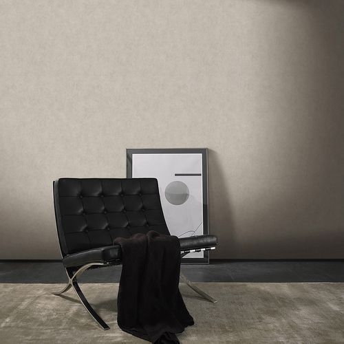 Non-woven wallpaper plain grey beige glitter 10473-38