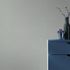 Non-woven wallpaper textile look plain blue grey 10510-43 5