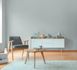Non-woven wallpaper textile look texture blue cream 79092-3 1