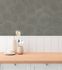 Non-woven wallpaper circles grey gold metallic 79093-1 6
