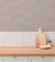 Non-woven wallpaper circles beige silver metallic 79093-5 5