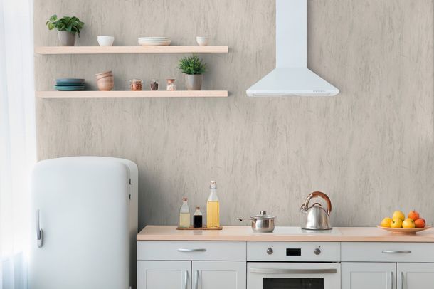 Non-woven wallpaper floral grey silver metallic 79094-2
