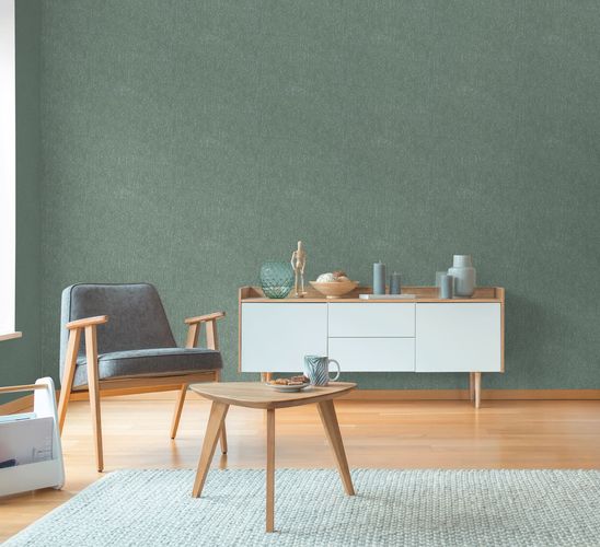 Non-woven wallpaper texture dark green glitter 79095-2