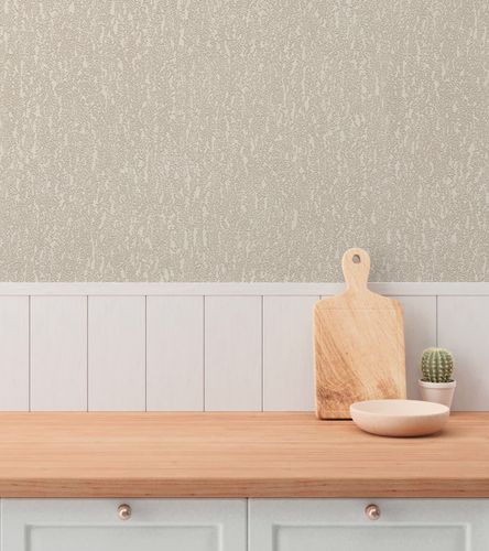 Non-woven wallpaper texture beige grey glitter 79095-5