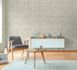 Non-woven wallpaper leaves cream green silver 79096-1 8