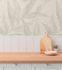 Non-woven wallpaper leaves white grey silver 79096-3 7
