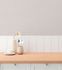 Non-woven wallpaper plain texture modern grey cream 79097-1 5