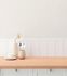 Non-woven wallpaper plain texture modern white grey 79098-1 5