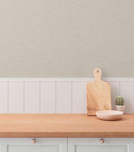 Non-woven wallpaper plain texture modern beige grey 79098-8