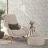 Non-woven wallpaper Floral Brown Grey Glitter 10514-38 1