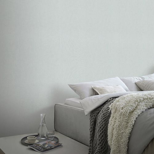 Non-woven wallpaper plain light blue glitter 10539-43