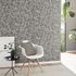 Non-woven wallpaper Floral Vines Brown Cream 10467-11 1