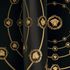 Versace wallpaper circles black gold metallic 79175-5 6