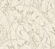 Non-woven wallpaper floral cream beige metallic 79004-1 2