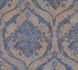 Non-woven wallpaper Baroque Beige Blue Metallic 79019-1 2