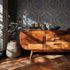 Non-woven wallpaper Baroque Beige Blue Metallic 79019-1 5