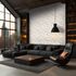 Non-woven wallpaper graphic grey white metallic 79197-3 5