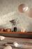 Non-woven wallpaper trees cream green glitter 79200-4 5